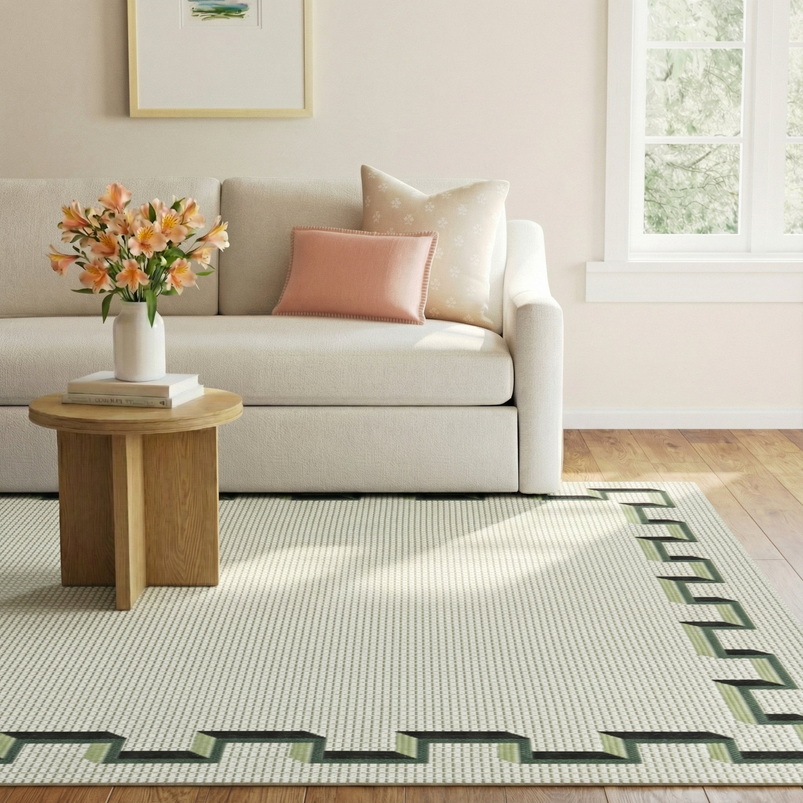 Inga Indoor Outdoor Rug, Rectangle 7'10" x 10'