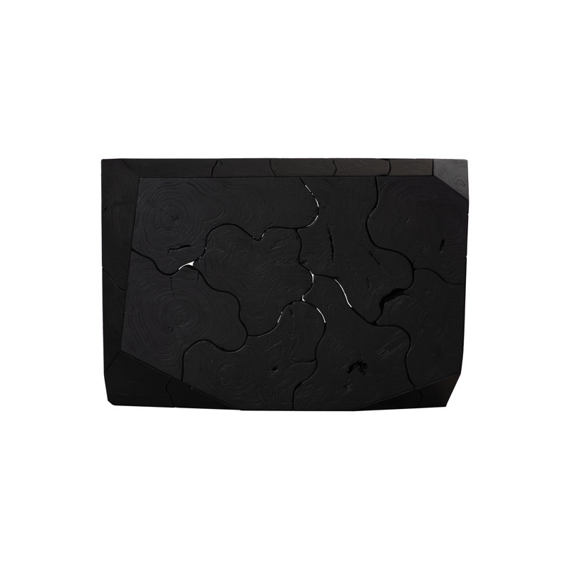 Prism Coffee Table, Natural, Black