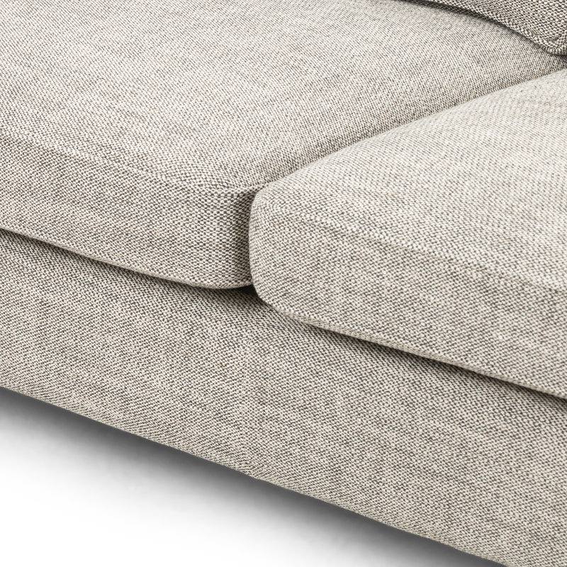 Carson 84" Sofa, Gray Polyester Blend