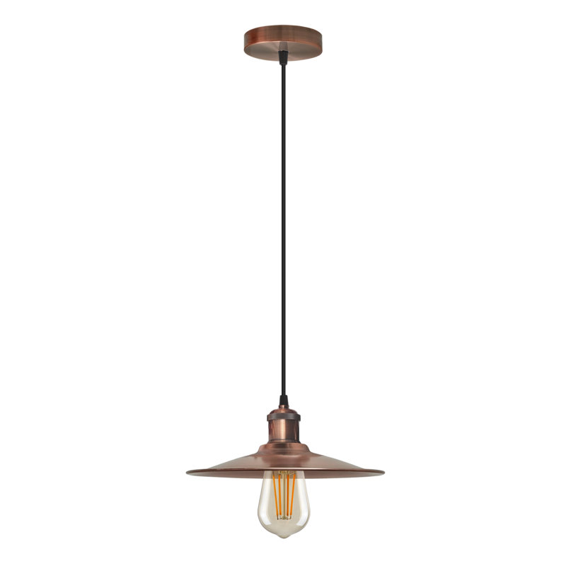 Haberfield 1 - Light Copper Single Pendant, No