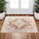 Fillender Large Oriental Floral Living Room Rug Washable Bedroom Rug Non-Slip Colorful Vintage Accent Floor Carpet For Home Decor