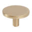 Emtek Arca Round Cabinet Knob 1.25", Satin Brass-1802674848