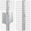 Fence with Post Segment Outdoor Barrier Garden Terrace Divider Boundary-44358827-44358816