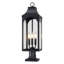 Lampadaire d'extérieur de style crépuscule à aube 3 lumières Yosiel 24 po Traditional-137098838