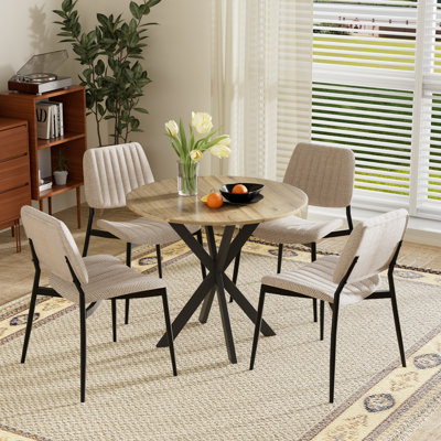 Round 31.5''Pedestal Dining Set