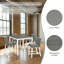 Ensemble de table et de chaises 5 pièces (comprenant 4 chaises), adapté aux cuisines et aux salles à manger
