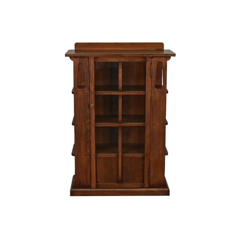 Scruggs Storage Bookcase, Dark Brown