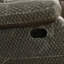 Fauteuil inclinable manuel moderne en tissu respirant de 41 po de largeur avec accoudoirs et dossier rembourrés - brun-983063118