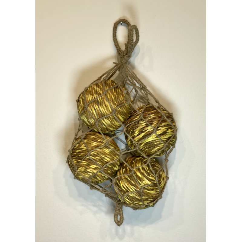 Ensemble de bourre 4 vase Amatista, Jaune Sunkist