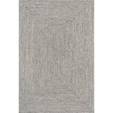 Edie Casual Braided Gray/White Indoor/Outdoor Rug