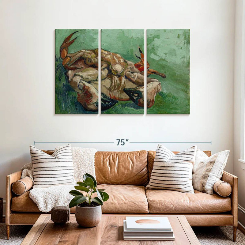 Brampt Crab On Its Back, 36" H x 57" W
