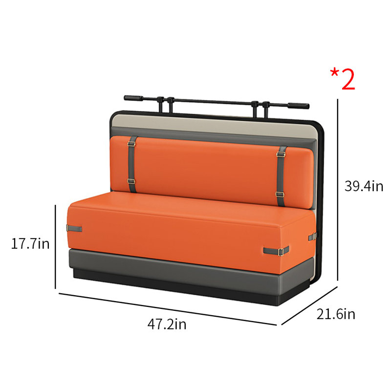 Banc rembourré en similicuir Hot Pot