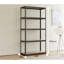 Tablettes de rangement - étagère de garage réglable à 5 niveaux, étagère de rangement en métal robuste pour cuisine garde-manger