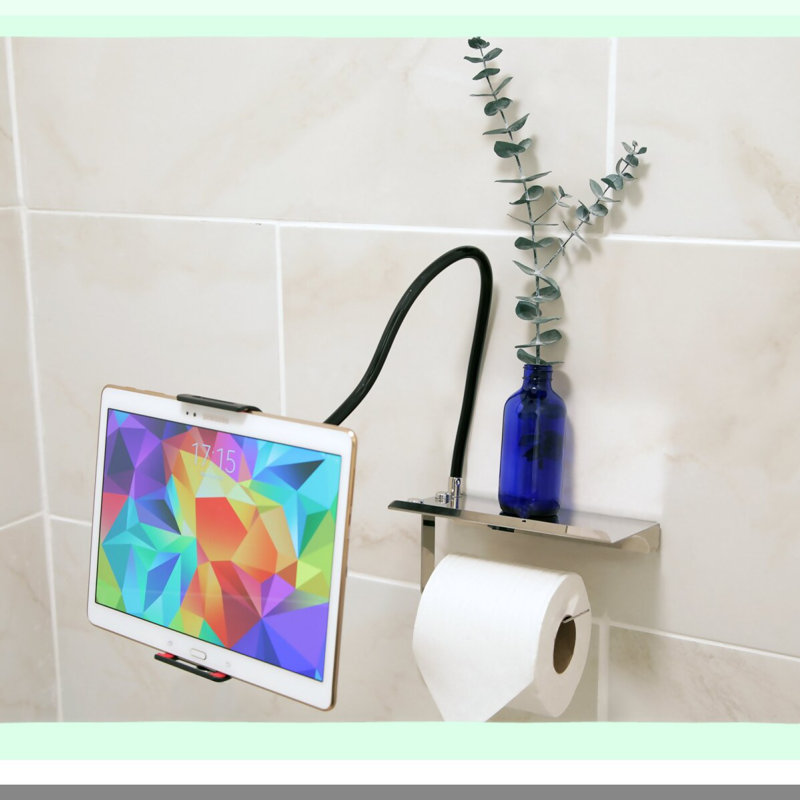 FlexiThrone Stainless Steel Phone & Tablet Holder