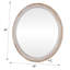 Miroir rond rond en bois