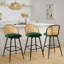 369° Swivel Upholstered Rattan Counter Height Bar Stool-1217763814-1217763810-1217763740