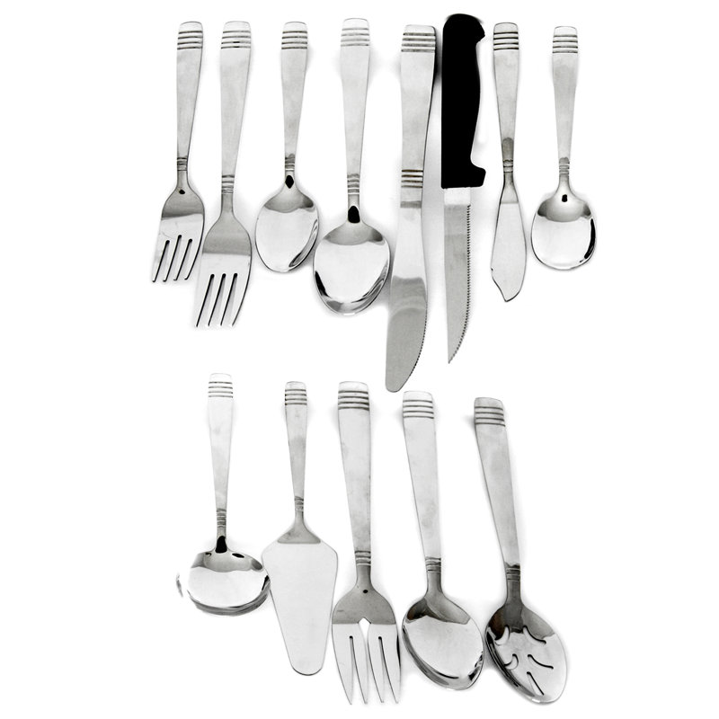 Ensemble de couteaux à steak 55 pièces, service pour 8 personnes Rval
