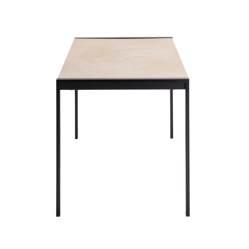 Table de salle à manger contemporaine, Naturel