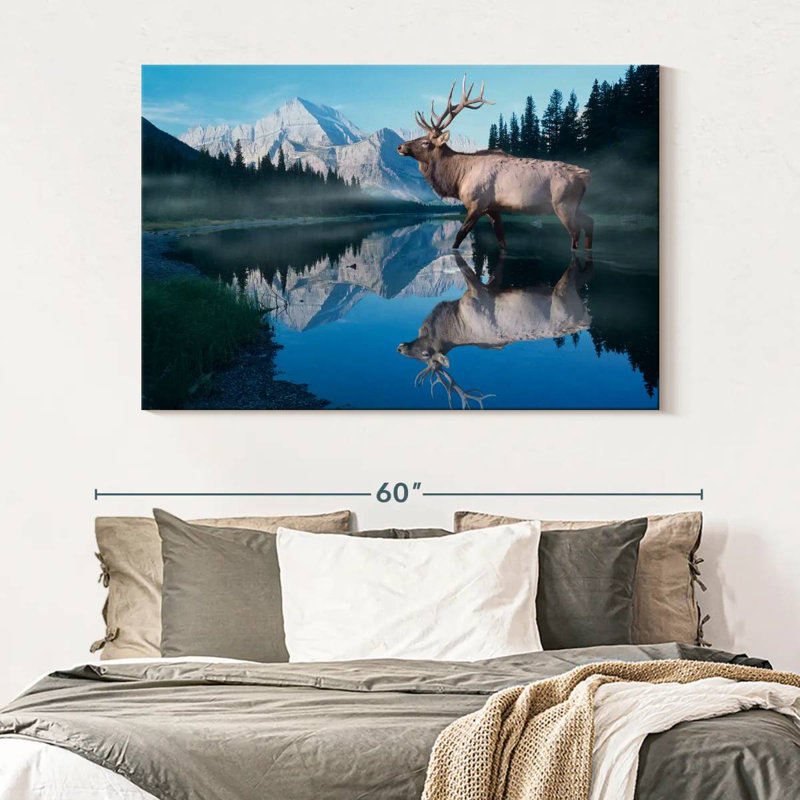 Reflections Of Glacier, 34" H x 51" W