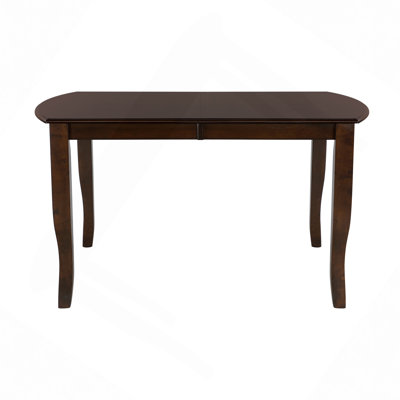 Table de salle à manger 1Pc avec rallonge séparée en bois de placage de manguier