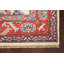 Tapis de couloir unique en laine noué à la main ivoire / rouge nouvel âge 2 pi 9 po x 9 pi 5 po