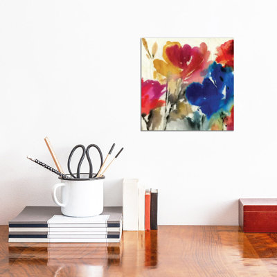 Watercolour Florals I by Asia Jensen - Wrapped Canvas Painting