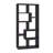10-Shelf Bookcase In Cappuccino Finish-1006565555