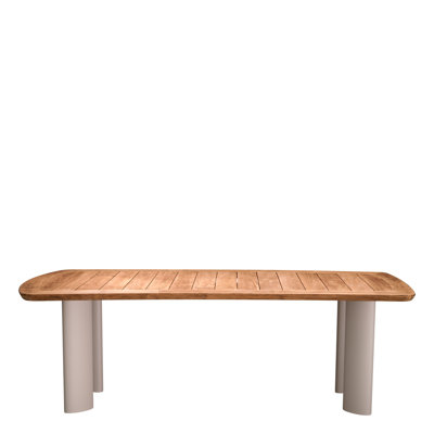 Outdoor Dining Table Osario Natural Teak - Top