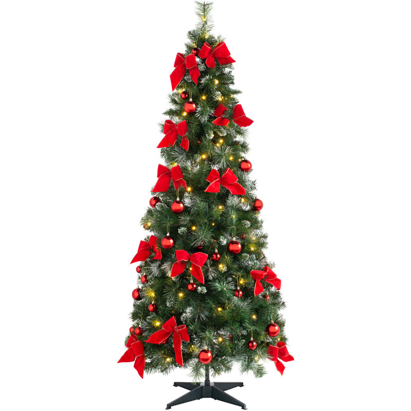 182.88cm H Lighted Artificial Christmas Tree