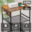 Aadit End Table Set and Built-In Outlets