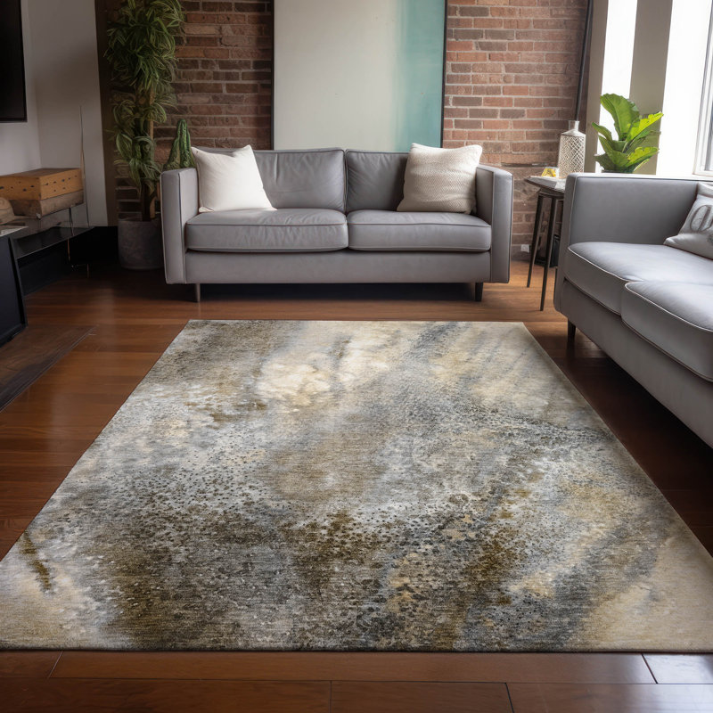 Tapis intérieur / extérieur Fairhills avec envers antidérapant, Rectangle de 10 pi x 14 pi