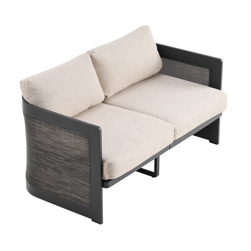 Causeuse d'extérieur en aluminium Vento Modern