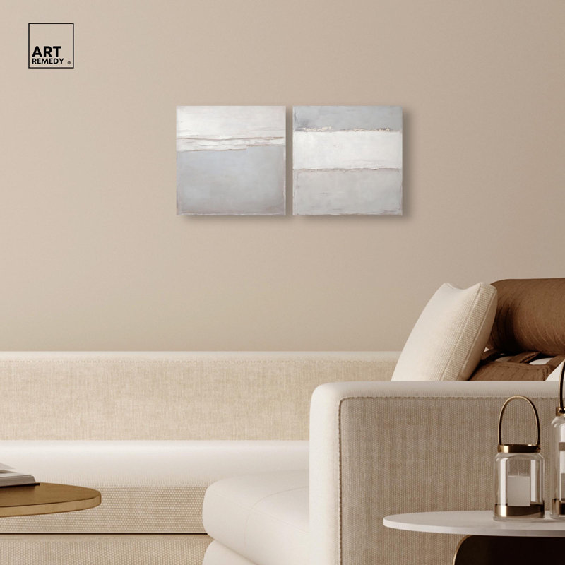 "Luxe", ensemble de 2 reproductions d'art sur toile par , Toile tendue, Ne s’applique pas, H 12 po x l 12 po