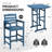 5 Piece Patio Bar Set Black, 1 Table, 4 Chair-87827813