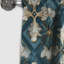 Motif géométrique fleur mosaïque - rideau abstrait - rideau occultant - 1 panneaux-107536161