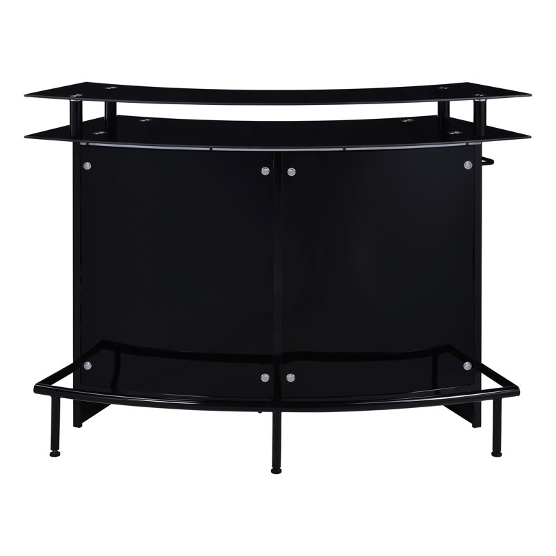 Table de bar noire, Noir