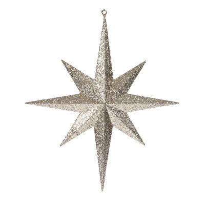 Glitter Bethlehem Star Ornament