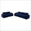 Ensemble de canapé avec canapé confortable surdimensionné, tissu de velours doux, éponge haute densité, aucun assemblage requis-731939993