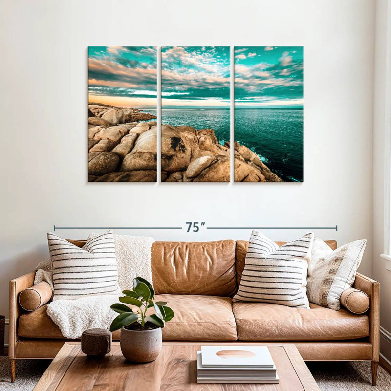 Gillard Dramatic Seascape, 36" H x 57" W