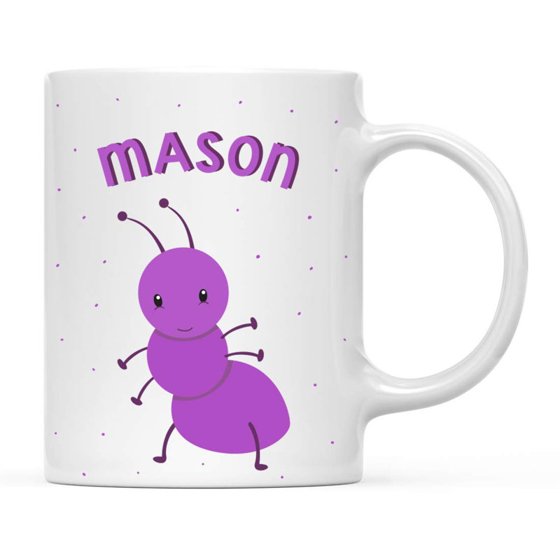 Grande tasse à café pour enfant personnalisé Villegas, Oui