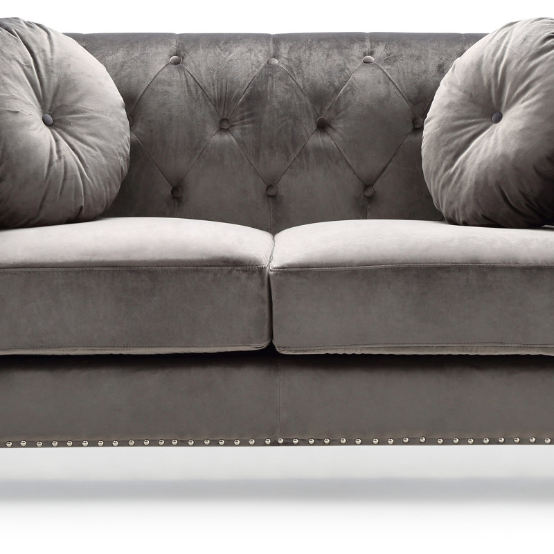 Causeuse Chic, Gris foncé