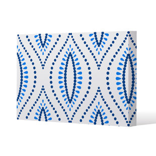 Boho Intricate Ogee by Andrew Lee - Wrapped Canvas Print