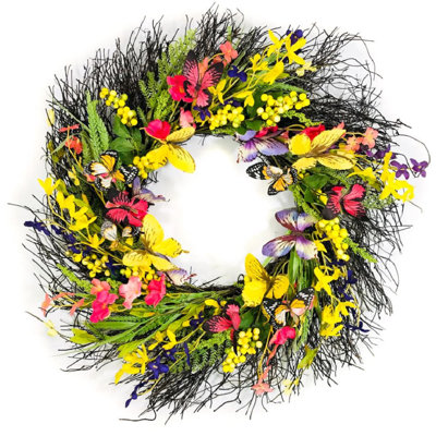 Faux Polyester 24 " Wreath