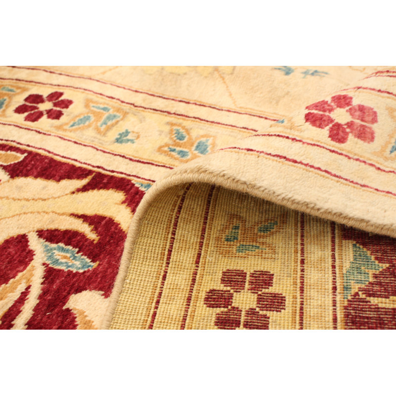 Tapis intérieur en laine 9 pi 1 po x 12 pi 5 po "one-of-a-kind-noué la 2010" à la main tabriz Bladric