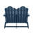 HDPE 49'' Double Folding Adirondack Chair Bench-1800254081