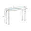 Table console à miroir - Style rétro, fabrication solide, style élégant avec élément courbé, l 48 po x H 32,7 po