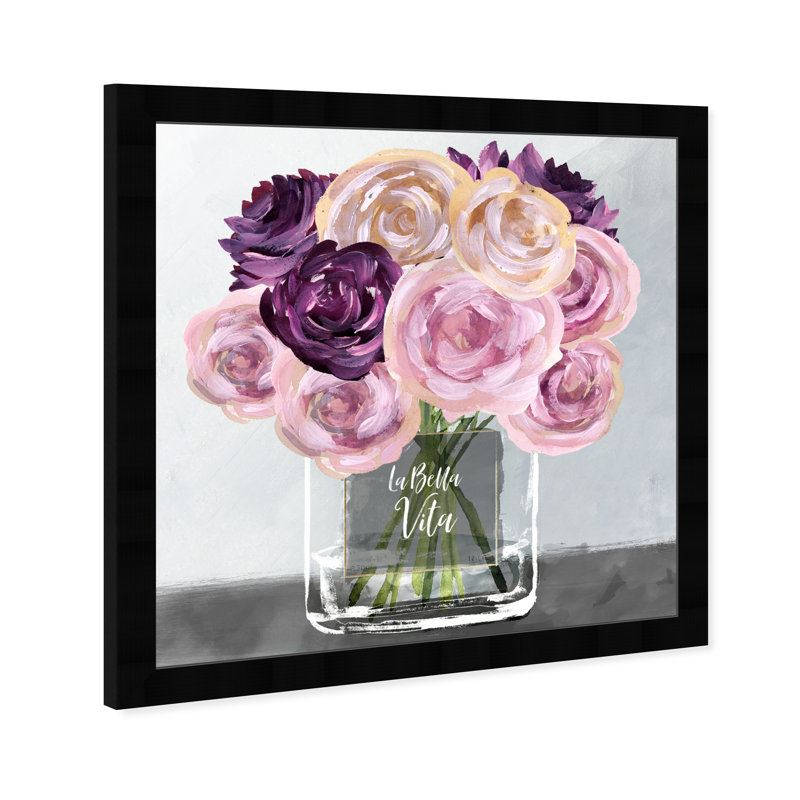 Oliver Gal Artisans - Peinture encadrée, Cadre noir, H 14 po x l 14 po