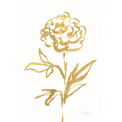 Floral Line II or blanc