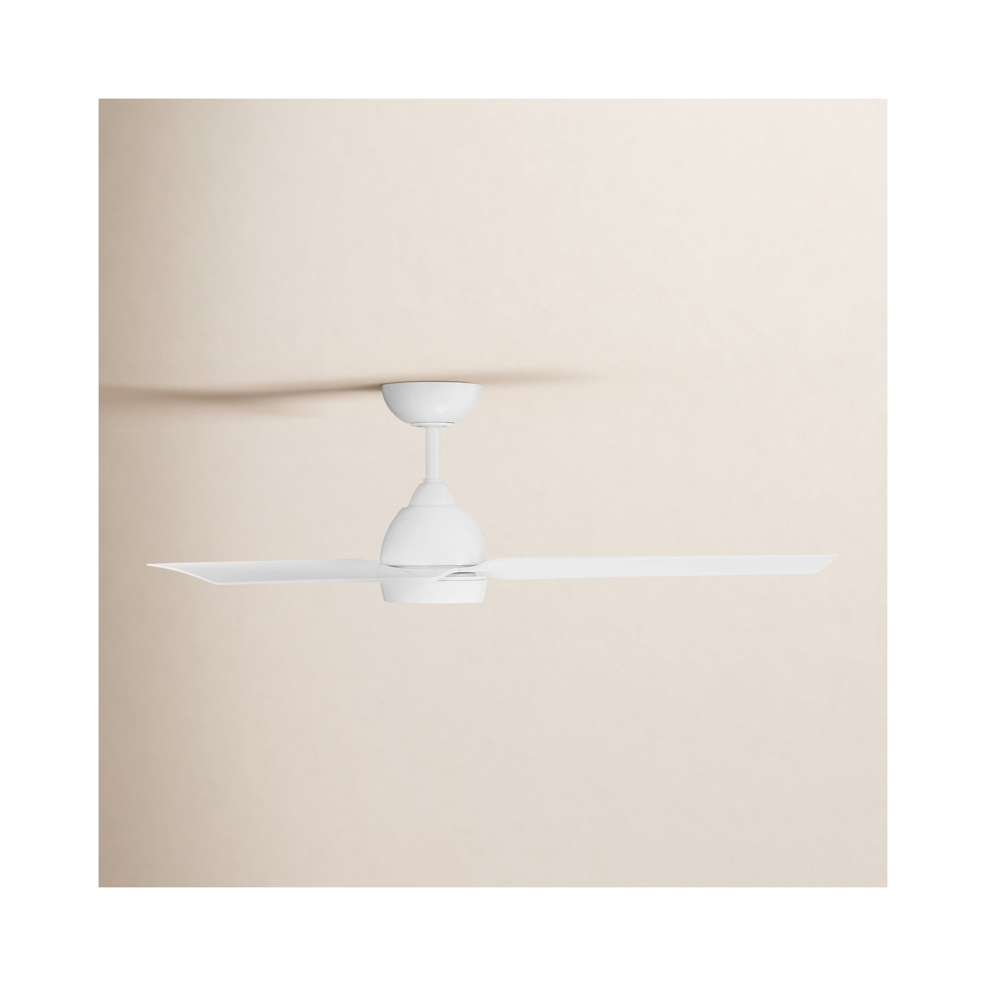 54" Mocha 3 - Blade Outdoor/Indoor Smart Propeller Ceiling Fan with Remote Control Included, Works With Google Assistant, Amazon Alexa, Samsung Smart Things
