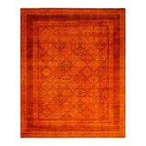 Fine Vibrance One-of-a-Kind 8'1" X 10'1" Hand Knotted Area Rug